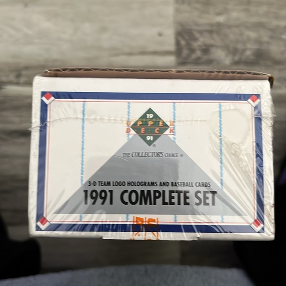 ⚾️1991 UPPER DECK 3-D HOLOGRAMS & BASEBALL CARDS NEW UNOPENED COMPLETE SET - Picture 8 of 8